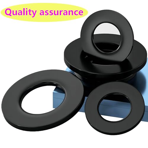 Ctyjia 20 PCS Nylon Washers, Black Nylon Washers, M4 Spacer Washer, Flat Washers, Tap Sealing Gasket, 9mm OD, 4mm ID, 1mm THK - Image 3