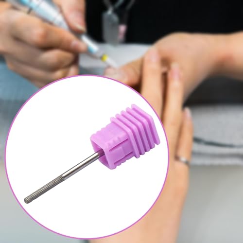 Punta de acero tungsteno para taladro de manicura miniatura 5