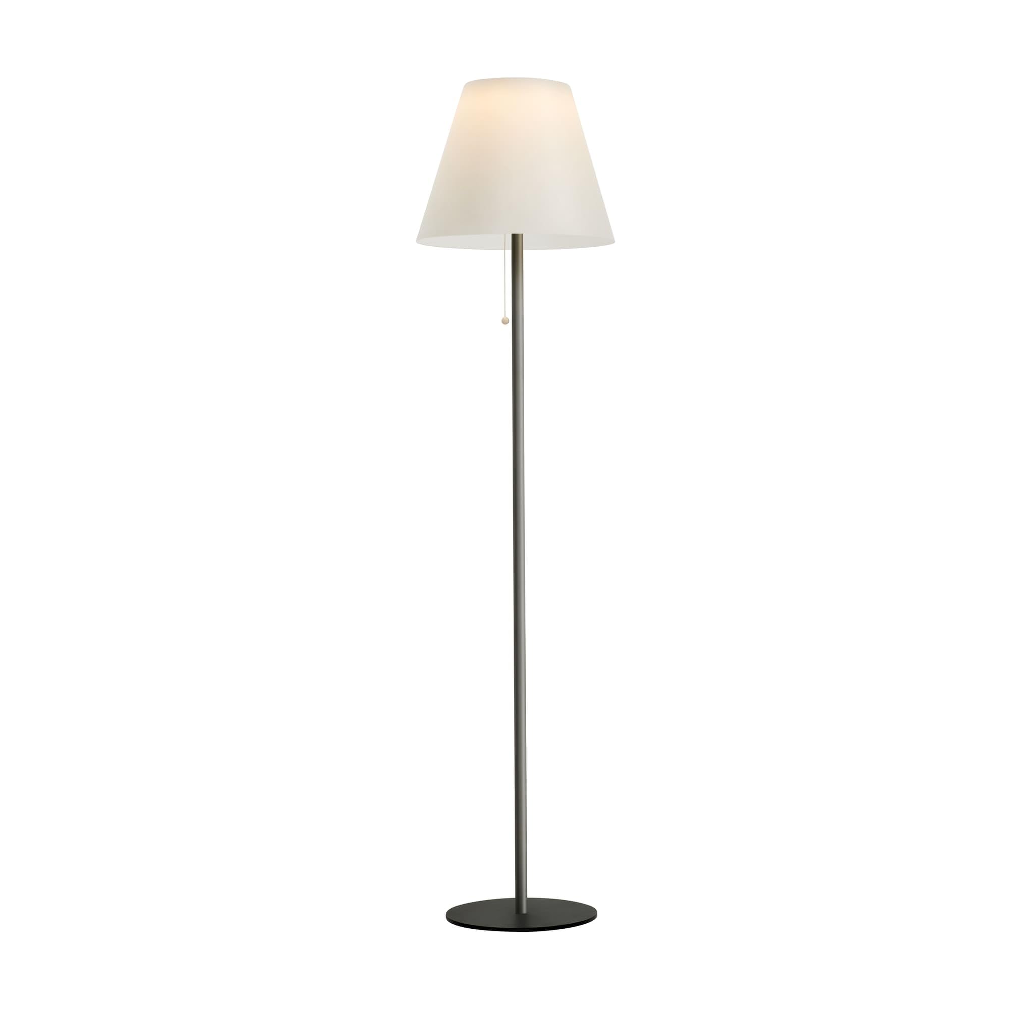 wonderlamp - Lámpara de pie con carga Solar y USB LED Zenda, Portátil, Para Interior y Exterior, H 158cm