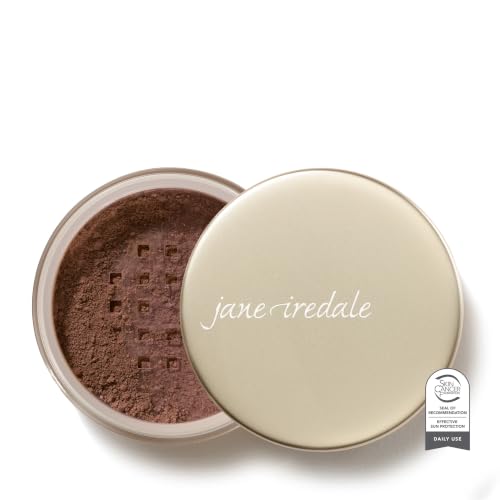 jane iredale Amazing Base Loose Mineral Powder | Luminous Foundation with SPF 20 | Oil Free, Talc Free & Weightless | Vegan & Cruelty-Free Makeup, Mahogany, 0.37 oz.