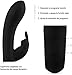HUGBOX BUNNY Vibrador Conejito 50 programas, Estimulador Punto G, Juguete Sexual Mujer, Juguete Erótico, Sex Toy, Consolador, Función Calor. Silencioso, Suave y Potente