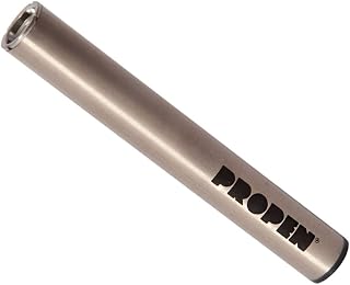 PROPEN - Vape Pen Battery For Cartridges. Slim Pen Style Battery For Vape Carts. (Silver (Steel))