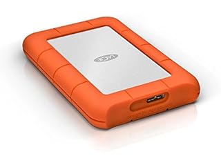 LaCie Rugged Mini 1TB, Hard disk esterno portatile, 2.5", per PC Mac iPad & iPhone, Data Rescue Service (LAC301558)