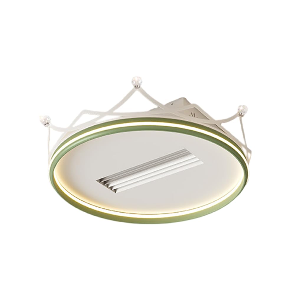 HXYSXHJUO Bladeless Fan Light North Living Room Ceiling