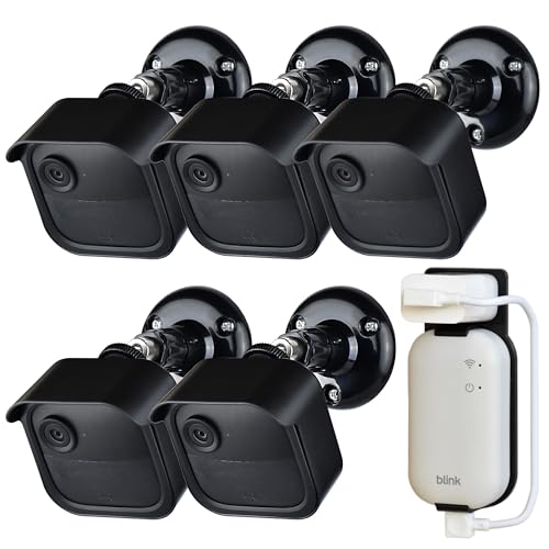 5PACK Blink Outdoor Camera Mount Bracket with Sync Module Core/XR Outlet Mount for Blink Outdoor 4th/3rd Camera (Camera Not Include)