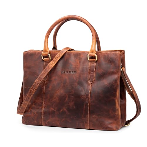 Grand sac à main en cuir femme STILORD Lexa pour ranger vos affaires