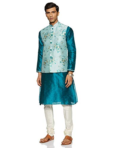 Image of Sanwara Men's Achkan Kurta Pyjama with Waist Coat S0319 031