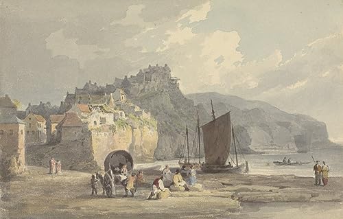 Toile Robin Hood's Bay paysage Yorkshire pour sublimer l'ambiance du salon moderne