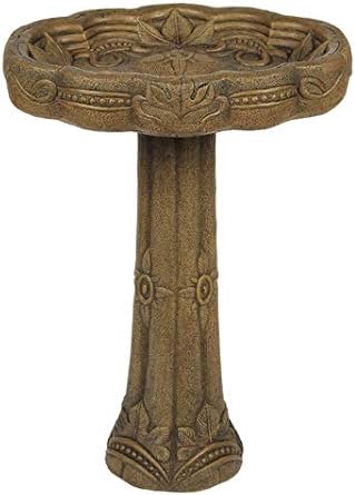 Imperial Birdbath- 22" Tall x 15" Dia- Espresso