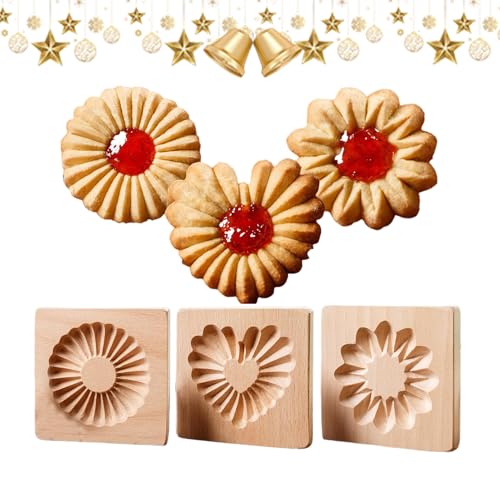 Moldes Para Galletas | Suministros De Repostería Antiadherente,Molde Cortador De Mantequilla Grabado Para Cocina - Para Mantequilla Galletas De Chocolate Azúcar Pastel De Luna Tarta Barra