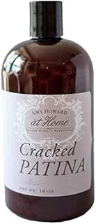 AMY HOWARD AT HOME - Liquid Cracked Patina for Vintage and Antique Furniture Restoration - Protective Paint Seal - Crackle and Distressed Finish (16 oz)