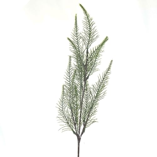 Gasper Weihnachtsdeko Farnzweig Grün beschneit 50 cm - Kunstpflanzen