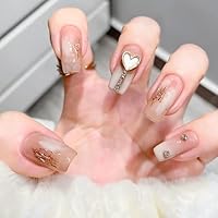 Amazon | COLORBIRD ネイルチップ ショート 24枚 ピンク ネイル 付け爪