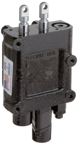 Prince LVT1GB5AB7 Loader Valve, Monoblock, Cast Iron, 2 Spool, 4 Ways, 4 Positions, Single Acting Cylinder Spool, Spring Center with Float Detent, Joystick Handle, 3000 psi, 10 gpm, In/Out: #8 SAE, Work #6 SAE