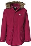 Jack Wolfskin Mädchen Elk Island 3In1 Parka, Dark Ruby, 140
