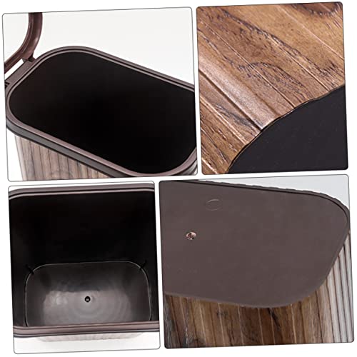 Bote de basura grande evita caidas de bolsa contenedor desechos cocina baño oficina 2