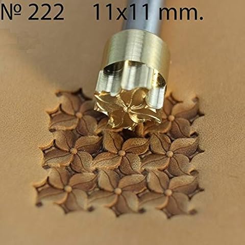 Leather Stamp Tool Stamping Working Carving Punches Tools Craft Saddle Brass #222 Cover