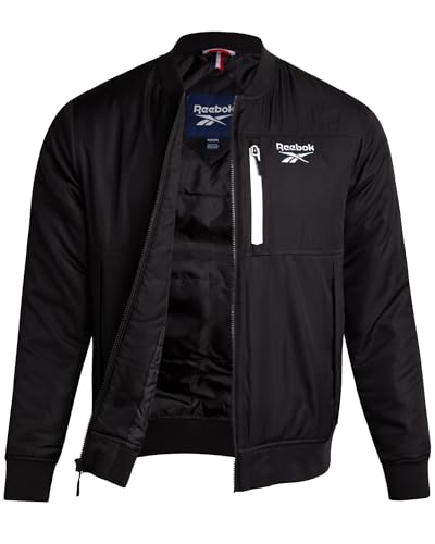 Reebok Mens Insulated Bomber Jacket for Golf, Gym & Hiking - image 2