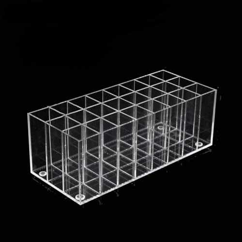 DRERIO Organizador de Maquillaje, Bandejas para Cosméticos Transparente Acrílico de 24 Compartimento, Organizador de Cajones para Pintalabios Escritorio Armario Baño Tocador Encimera DRERIO Organizador de Maquillaje, Bandejas para Cosméticos Transparente Acrílico de 24 Compartimento, Organizador de Cajones para Pintalabios Escritorio Armario Baño Tocador Encimera