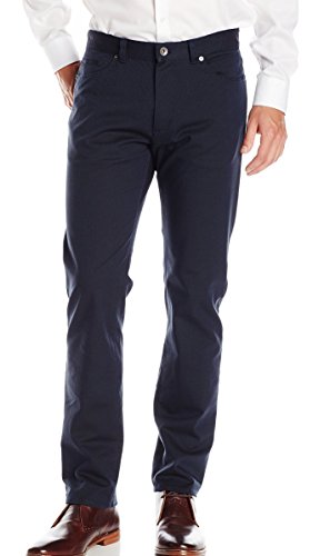 Calvin Klein Men's Slim Fit 5-Pocket Micro Pattern Pant