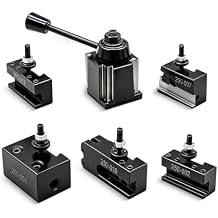 OXA 250-000 Lathe Quick Change Tool Post Set Compatible with 6" - 8" Lathe Swing 250-001 250-002 250-004 250-007 250-010