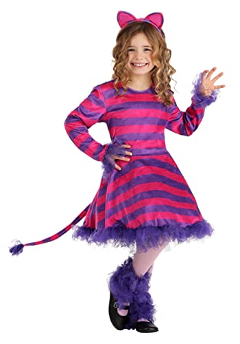 Disfraz de Gato Cheshire para Niñas miniatura 2