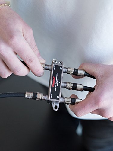 Legrand, Home Office & Theater, Cable Splitter, Black, Signal Splitter, 4 Way, Vm2204V1 #TOP3