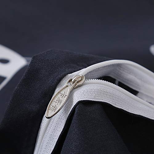 Kimko Panda Black And White Duvet Cover Set Luxury Kids Bedding Set Teens Bedding,Soft,Comfortable And Durable【 4Pcs -1 Duvet Cover Set + 1 Flat Sheet + 2 Pillowcases】 #TOP5