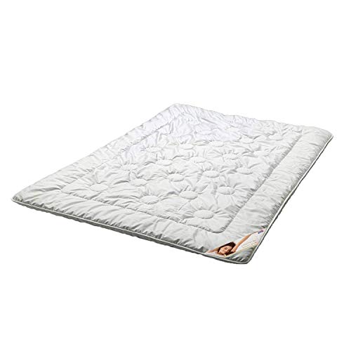 Preisvergleich Produktbild Malie Kamelhaardecke Leila, Kamel, weiß, 155 / 220