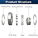10 Pack R8-ZZ Double Metal Seal Bearing 1/2 x 1-1/8 x 5/16 Inch Deep Groove Ball Bearings, Pre Lubricated,Stable Performance,for Industrial Equipment, Clutches, Drives, Micro Motor,and Others