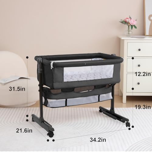 Save 43% on YADAQE 3-in-1 Convertible Baby Bassinet - Image 6