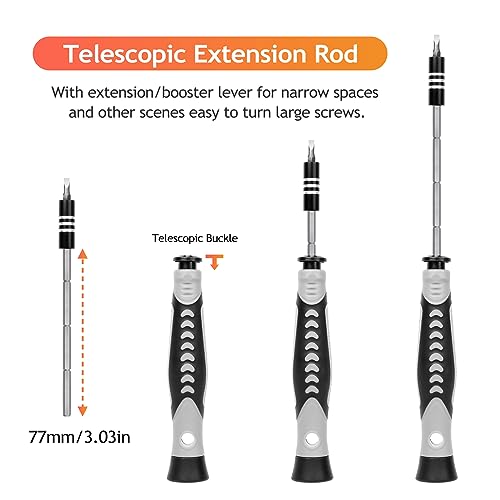 Divanc NO-840130 Precision Screwdriver Set, 130 In 1 Screwdriver Kit With 120 Screwdriver Bits Repair Tool Kit thumb #4