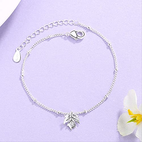 Pulsera de hoja de arce para mujer accesorio elegante estilo dulce diario 3