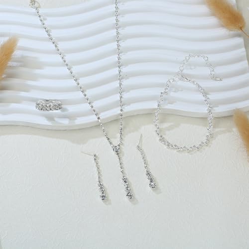 Conjunto de joyas para dama de honor ideal como regalo de bodas 5