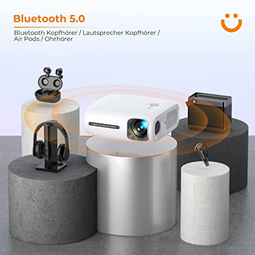 Yaber Beamer Full HD 1080P, 9500 lumen, 5G WIFI Bluetooth Beamer met 6D Auto Trapezecorrectie & 4P/4D, ondersteuning 4K… - Image 5
