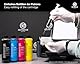 4X 100 ml Sublimationstinte für Textildruck, Transferdruck, Sublimation Ink kompatibel für Epson, Brother, Roland, Mimaki, Mutoh, CMYK