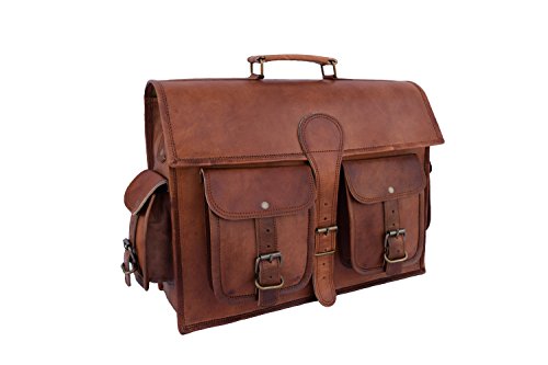 Sacoche ordinateur portable 38,1 cm en cuir de qualité supérieure - 3