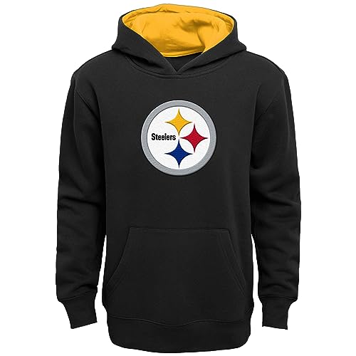 Outerstuff Youth Black Pittsburgh Steelers Prime Pullover Hoodie