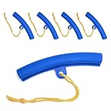 CouTunp 5PCS Car Tire Changing Rim Protector, 15cm Tire Changer Guard Rim Protector, Thick Wear-Resistant Wheel Hub Rim Protectors Cover, Auto Tires Changer Guard Edge Saver Tool, for Car, Motorcycle