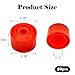 QKWL 20PCs Car Wheel Nut Cover, Lug Nut Covers, VW Wheel Center Cap, Durable and Resistant to Breakage, Able to Adapt to Harsh Environments (Red)