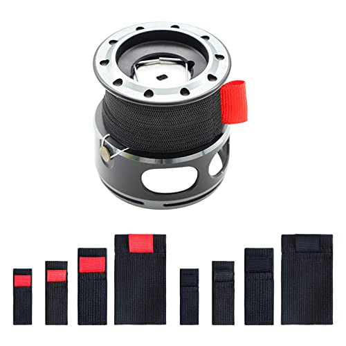 Vdaxvme 4Pcs/Pack Fishing Spool Belt Flexible Elastic Fishing Reel with Reel Protectors Belt Pulley Accessories Fishing Tackle