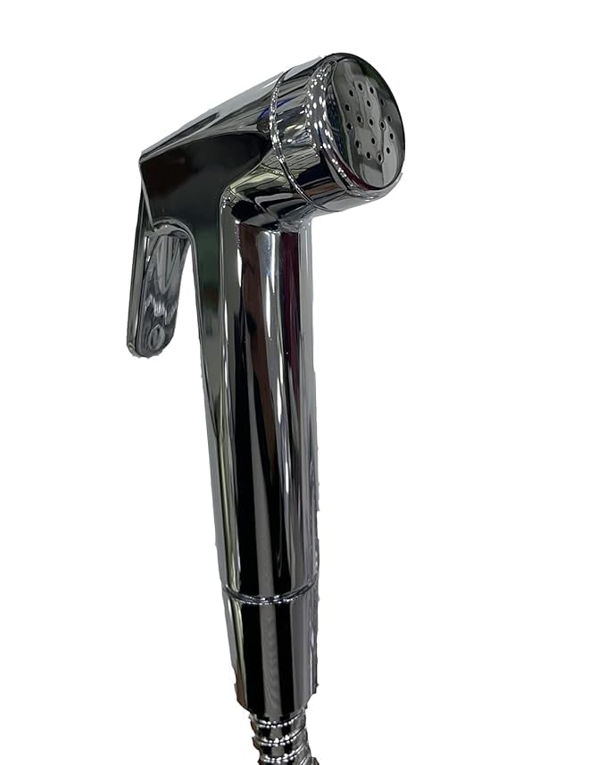 Image of Plumber Bathware Health Faucet Bidet Spray with Wall Hook and 1-Meter Flexible Metal Tube (VST-1904)