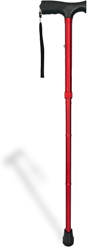 Miniatura 8 de Bastón plegable de diseñador para hombres y mujeres, bastón ligero ajustable con mango Fritz y correa para la muñeca