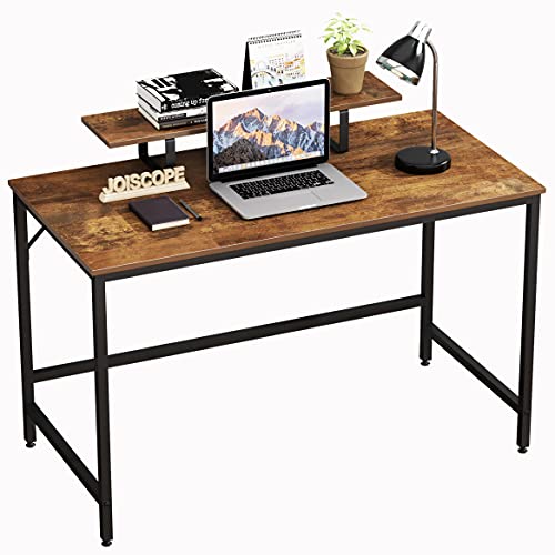 HOMEYFINE Computer bureau met verschuifbare plank, bureau, industrieel bureau, eenvoudige installatie,100 x 60 x 75 cm… - Image 8