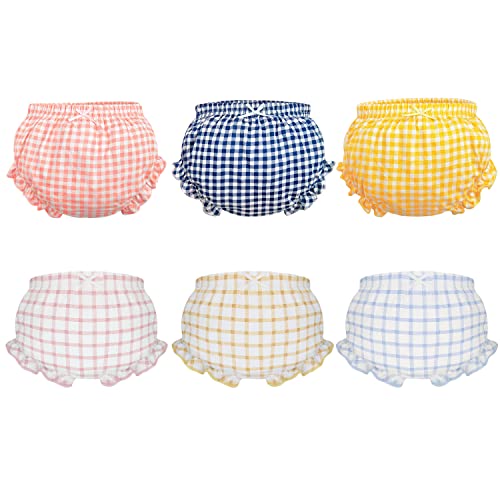 Image of 7Pack Diaper Cover - Baby Bloomers,Cotton Underwear,Panties for Toddler Girls