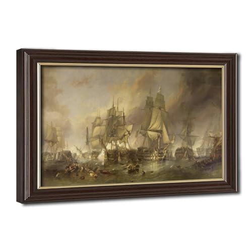 Toile The Battle of Trafalgar pour décorer un bureau vide facilement