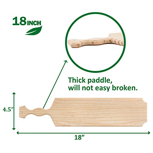 Sorority Paddle 18" Inch, Greek Fraternity Wood Paddle, Unfinished Pine Wooden Paddle, 1Pack #TOP6
