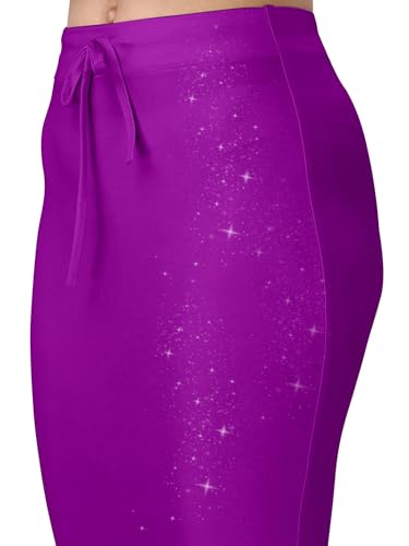 Image of Mehrang Stretchable Shimmer Saree Shapewear Petticoat for Women, Skirts for Women,Shape Wear Dress for Saree