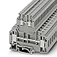 PHOENIX CONTACT UKKB 10/2,5 Doppelstockklemme, Schraubanschluss, 0.5 mm² - 16 mm² Querschnitt, 20 - 6 AWG, 10.2 mm Breite, Grau, 50 Stück