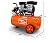 SuperHandy Air Compressor 6.3 Gal Tank Fill in 150 seconds Max 120 PSI Ultra Quiet, Oil Free, Mechanical Pressure Gauge, Heavy Duty Steel Tank for Tire Repair, Construction, Nail Gun, Pneumatic Tools